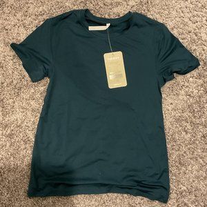 Fabletics Phoenix Lite Short-Sleeve Top - Midnight Wave - S - NEW!